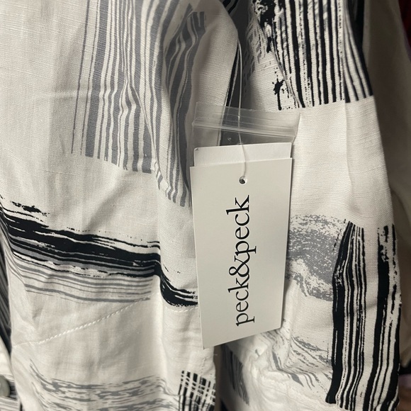 Women’s blouse XL Black and white - Picture 3 of 4